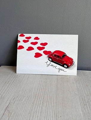 Открытка "I love you"